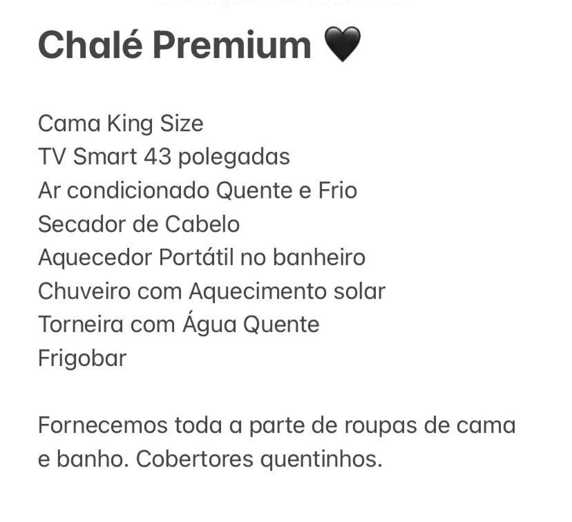 Aconchego Do Sereno Exclusive Chales Urubici Ngoại thất bức ảnh