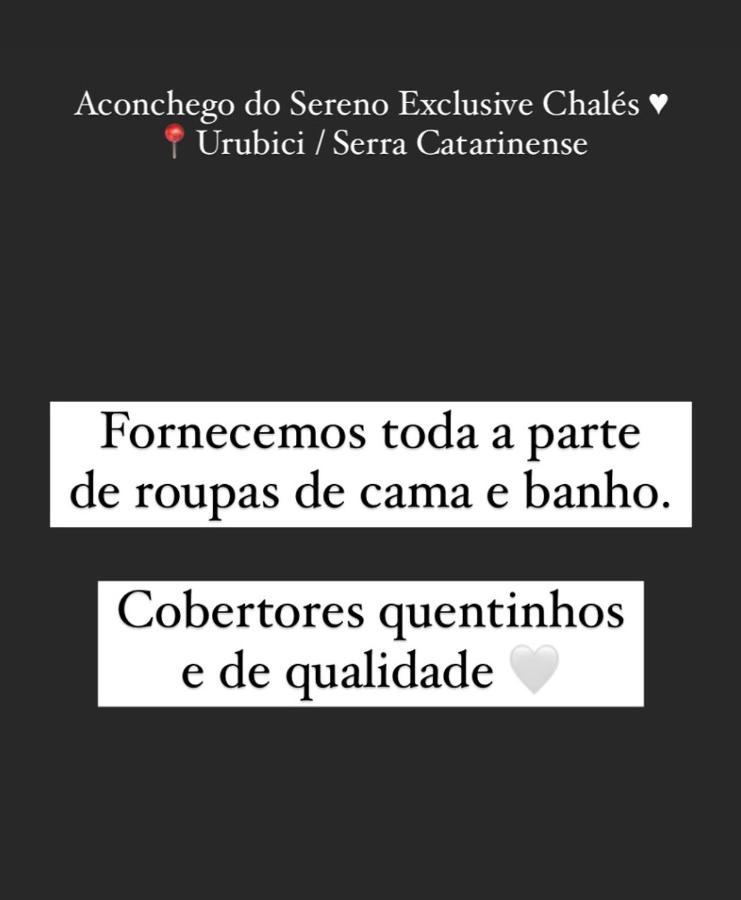 Aconchego Do Sereno Exclusive Chales Urubici Ngoại thất bức ảnh